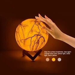 Moon Light Painted LED Lightning 3D Night