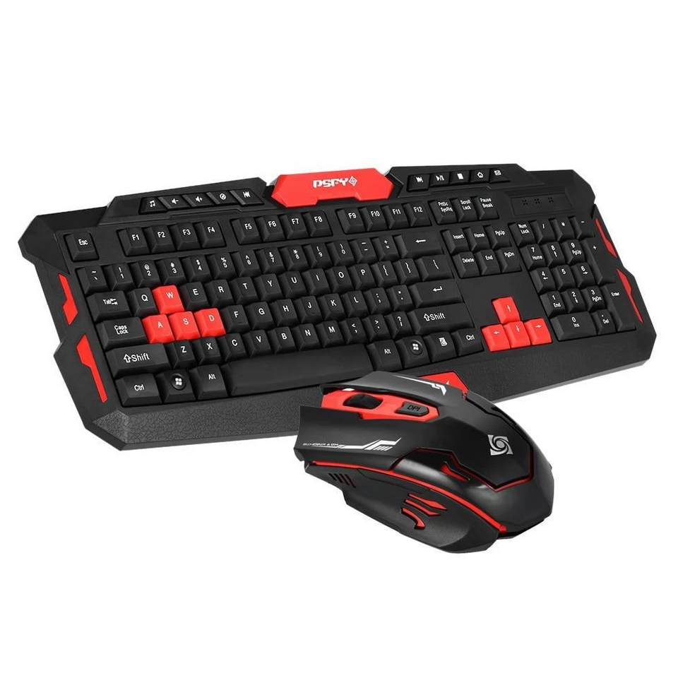 Hk8100 2.4 G Wireless Gaming Keyboard Mouse Combo