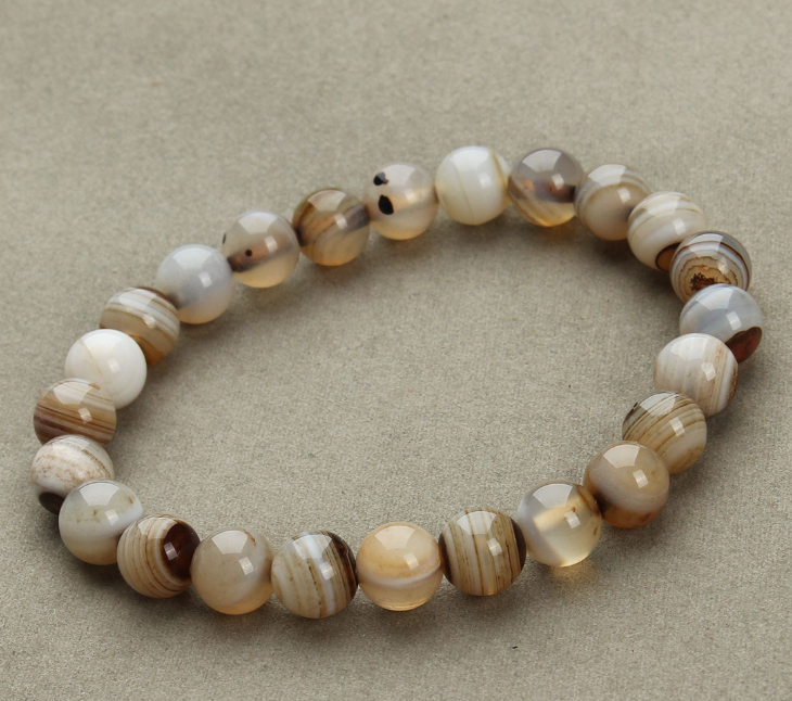 Aventurine Blue Sandstone Beads Round Bead Bracelet