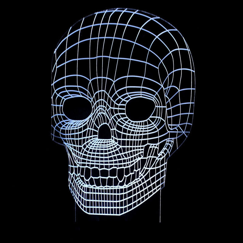 3D LED Color Night Light Changing Lamp Halloween