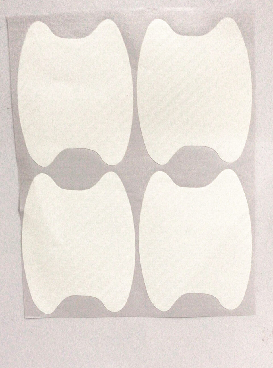 4pcs Set Of Door Stickers Carbon Fiber Scratch-resistant