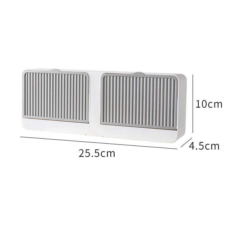 Wall Mounted Cosmetic Storage Box Bathroom Rack Shelf