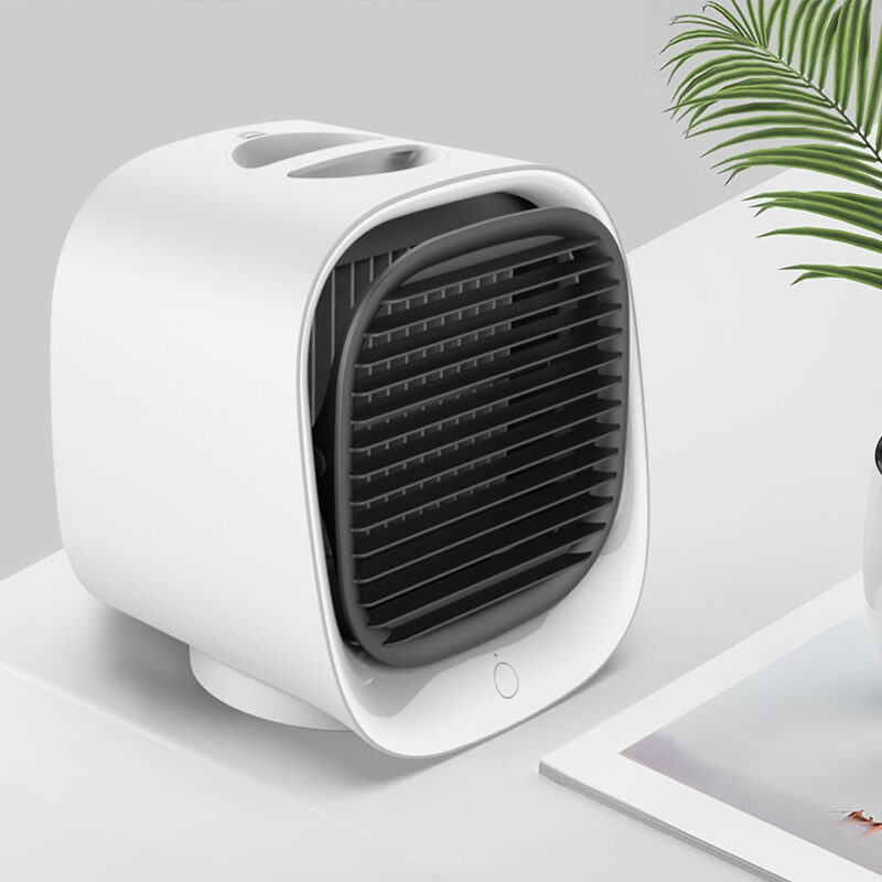 Air Cooler Fan Mini Desktop Conditioner with Night