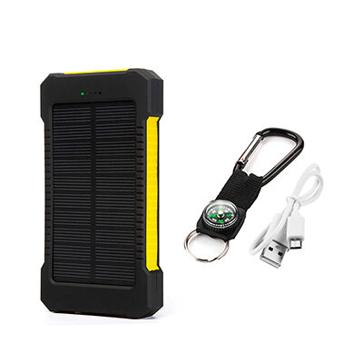 Outdoor Solar Power Bank Battery ForIphone Charge