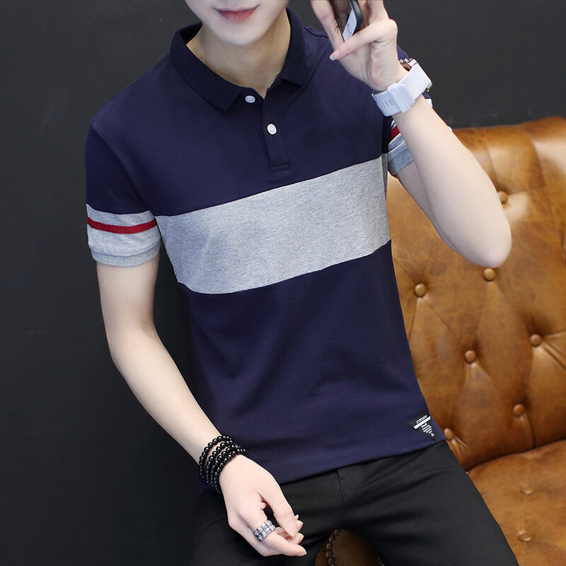 Short sleeve shirt collar polo