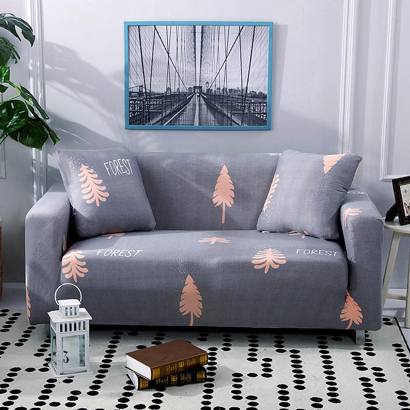 Printed sofa cushion cover