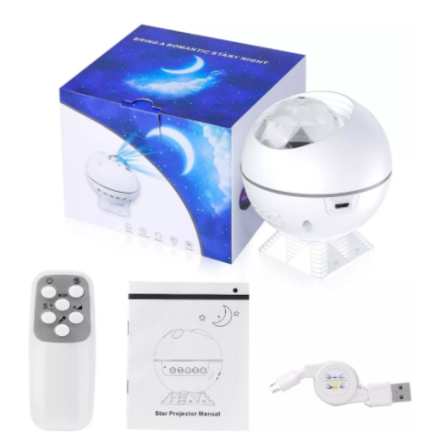 Voice Control Spherical LED Vehicle Watermark Starry Sky
