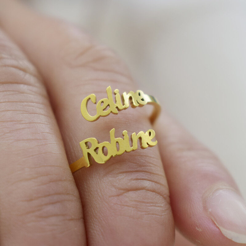 Double Name Ring