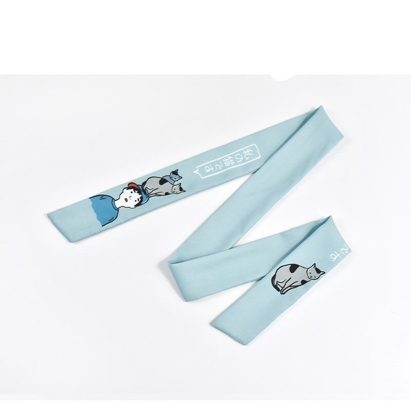 Cat wide hair band tie tiara