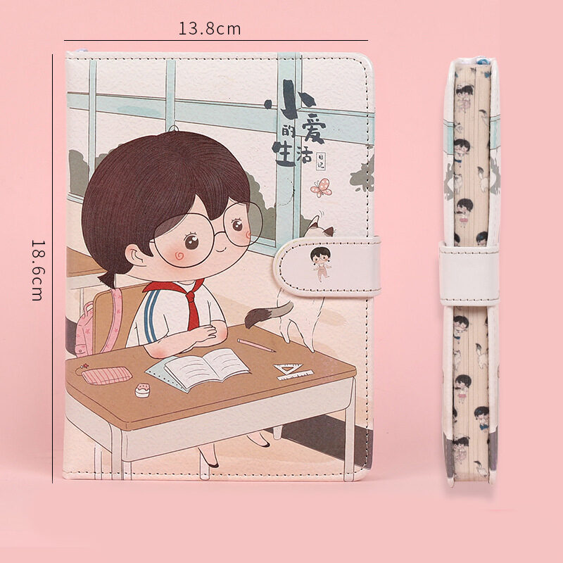 Fruit Print Notebook Planner Magnetic Buckle PU Yearly