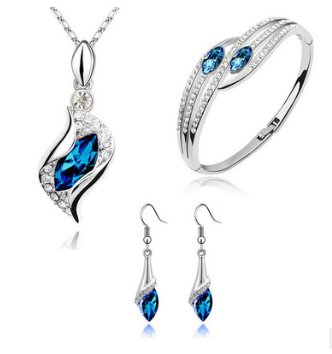 New Angel Elf Earrings Necklace Bracelet Three-piece Austria