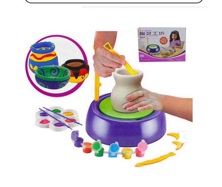 Bginners Pottery Wheel Kit Craft Toys For Kids