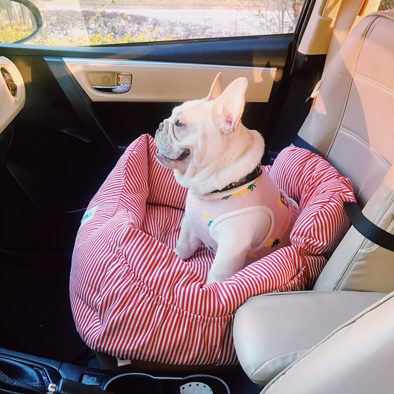 Travel car seat small dog Schnauzer cushion
