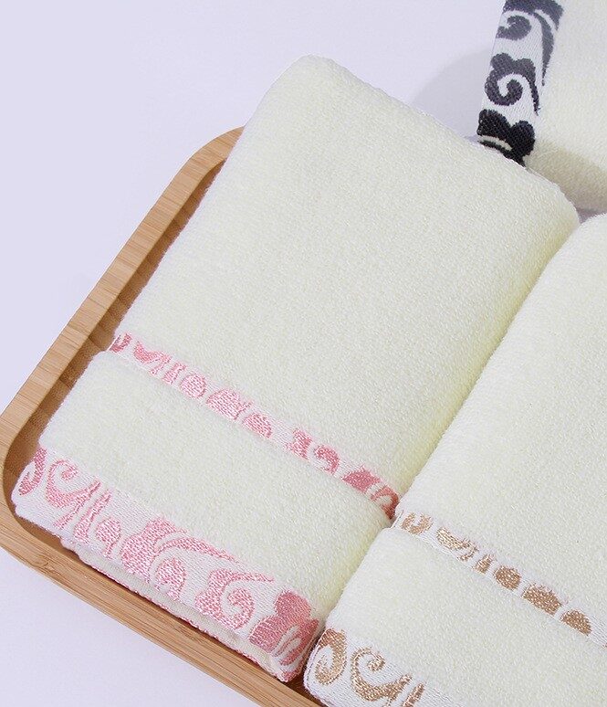 pure cotton crepe-free jacquard Xiangyun thickening face towel