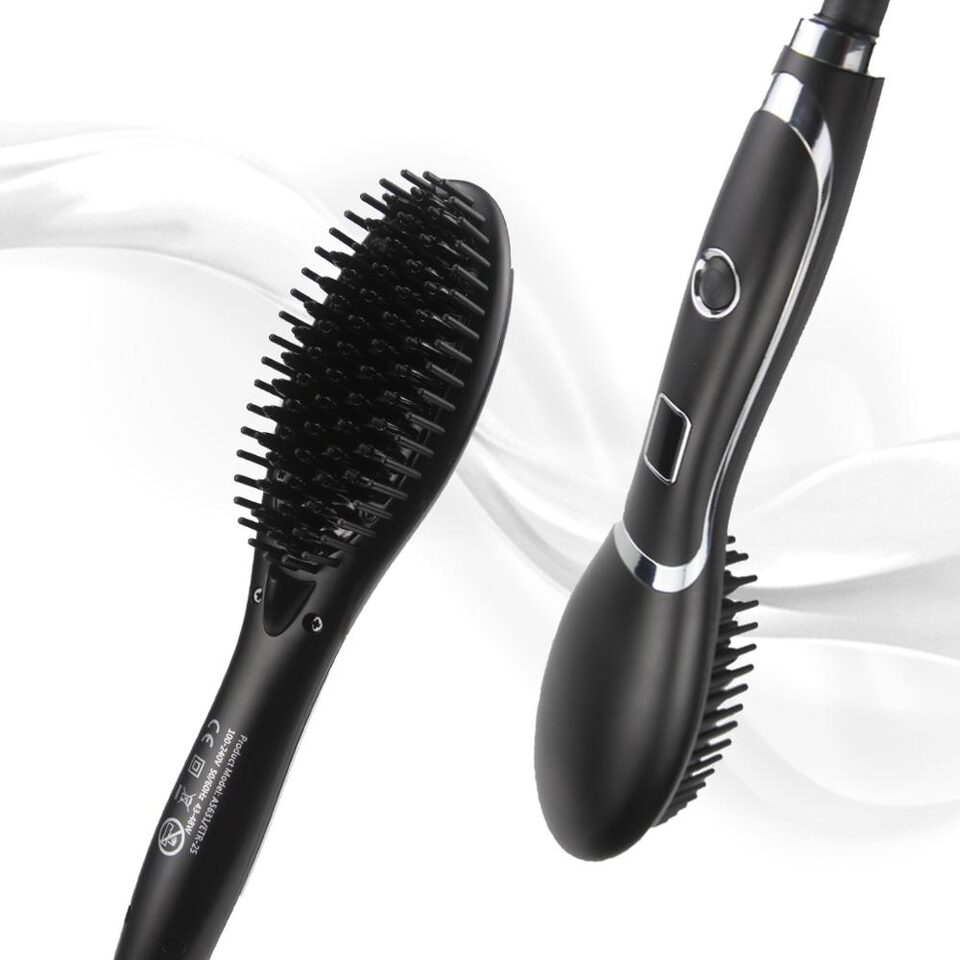 Hair Straightener Comb Electric Brush Irons Auto Straight