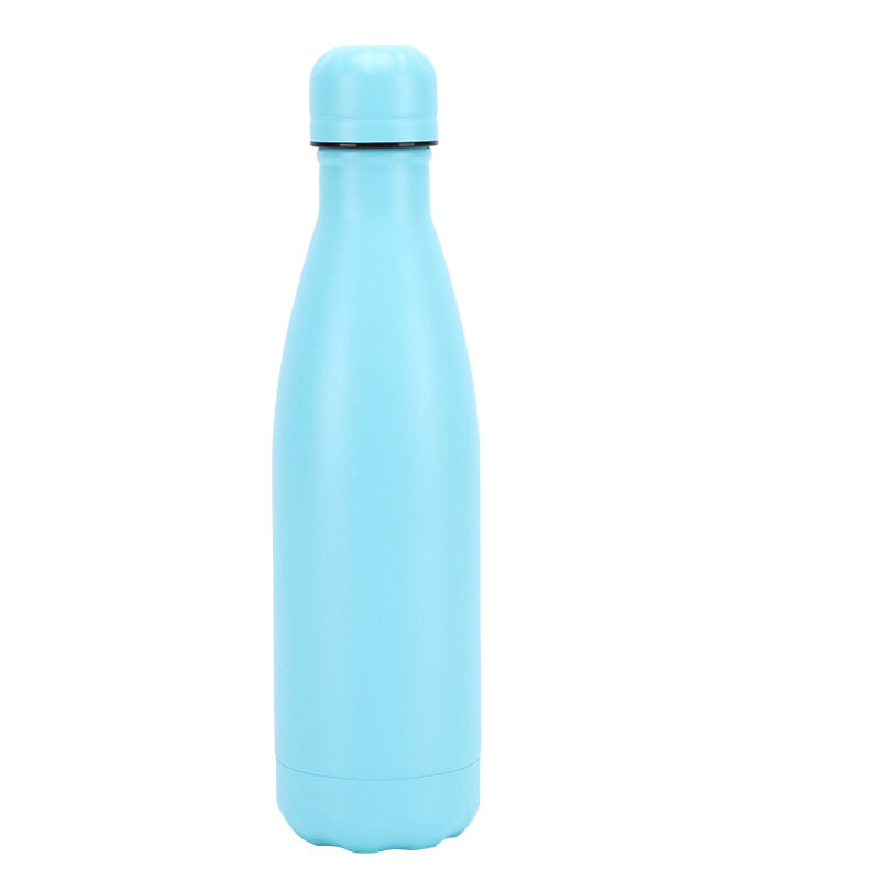 Insulated Stainless Steel Water Bottle Mug Rubber Painted