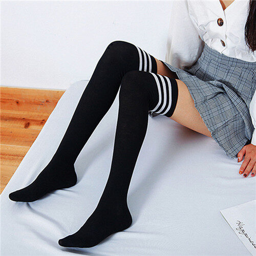 Striped stockings ladies