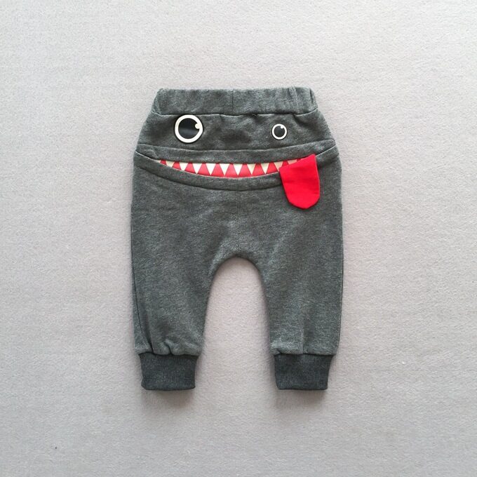 boys casual pants autumn loaded Korean children's sweatpants