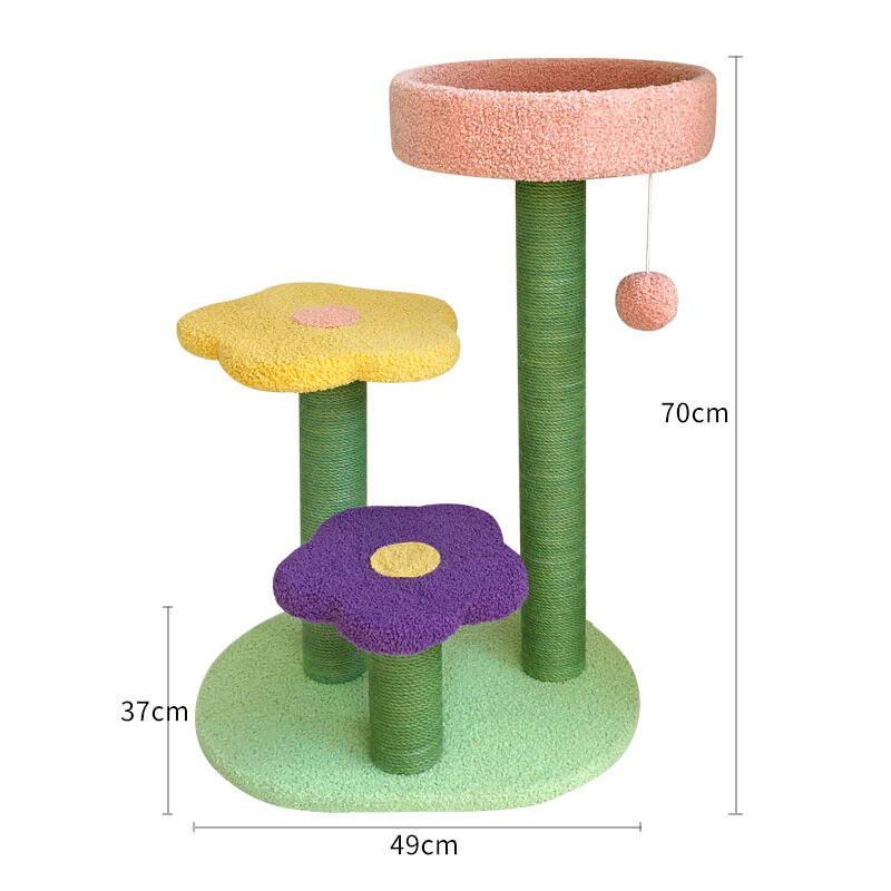 Cat Tower Scratch Board Wear-resistant Climbing Tree