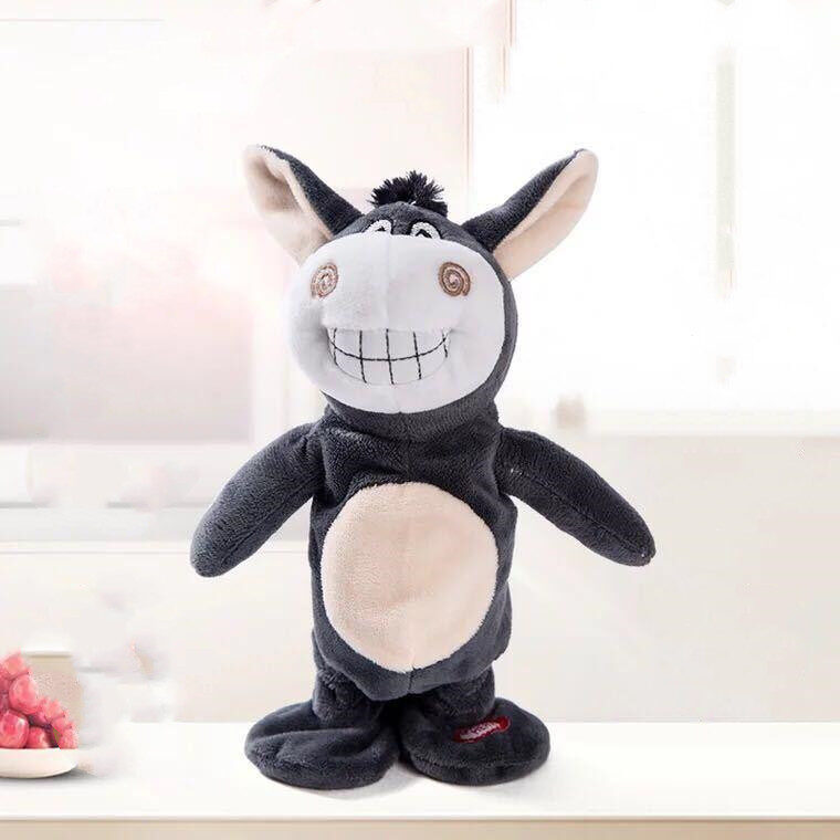 Electronic Robot Donkey Remote Control Kids Plush Toy