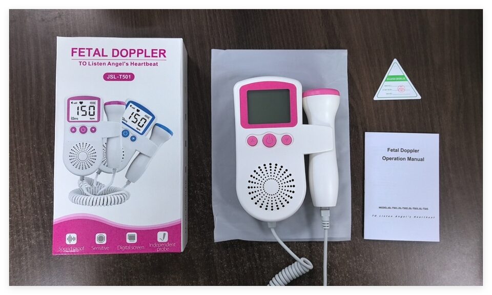 Fetal Heart Rate Monitor Home Pregnancy Baby Sound