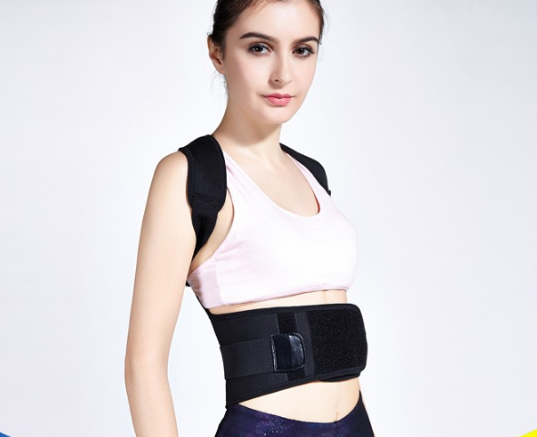 Straightening posture correction and kyphosis device