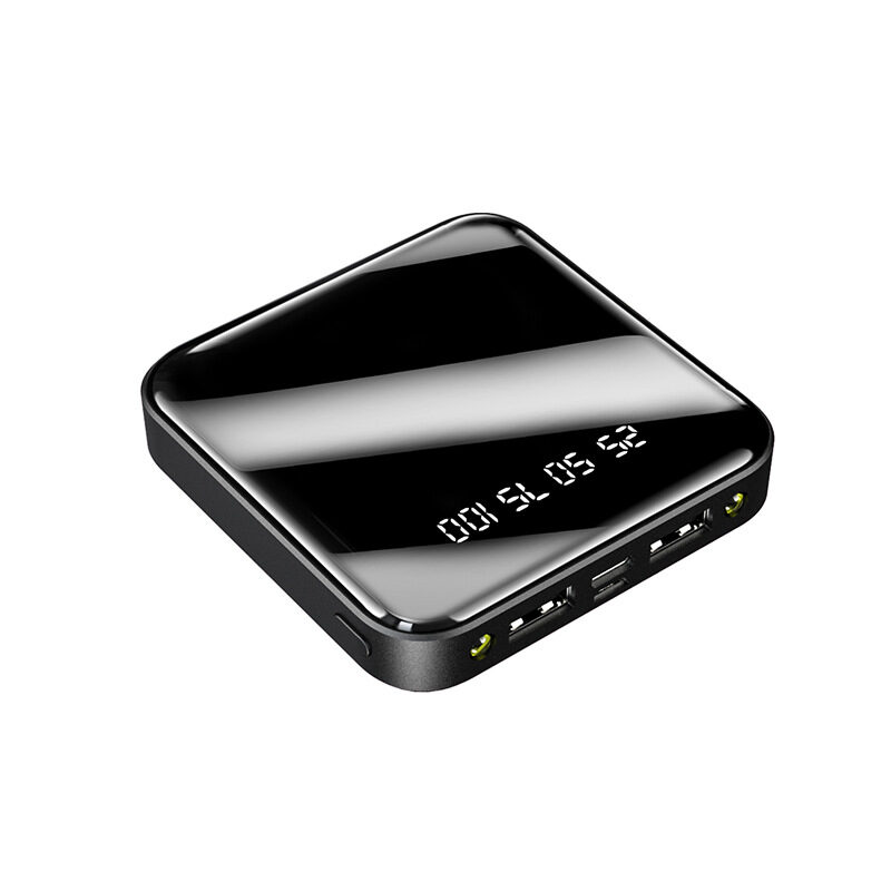 Mini Power Bank 20000 MAh Portable Mirror Digital