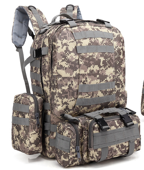 Men's Travel Backpack Oxford Cloth Outdoors Army Camouflage