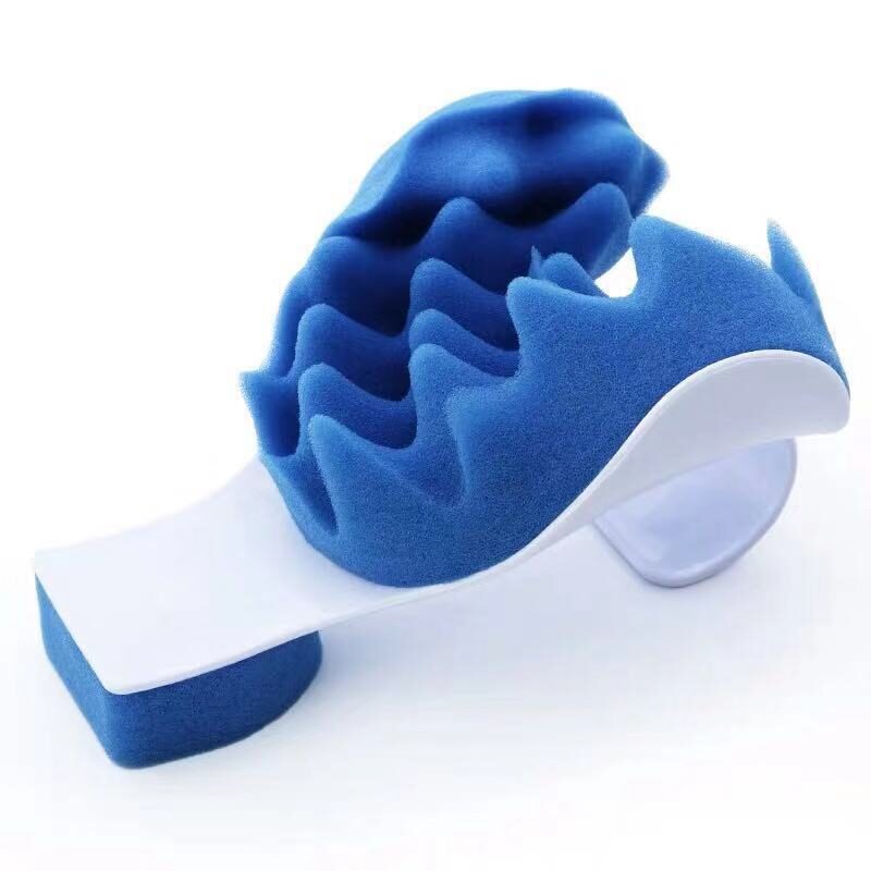 Support Pillow Blue Headrest Cushion Cervical