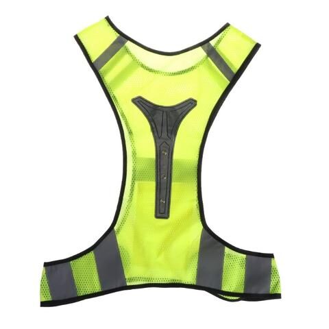 Fluorescent vest LED light reflective