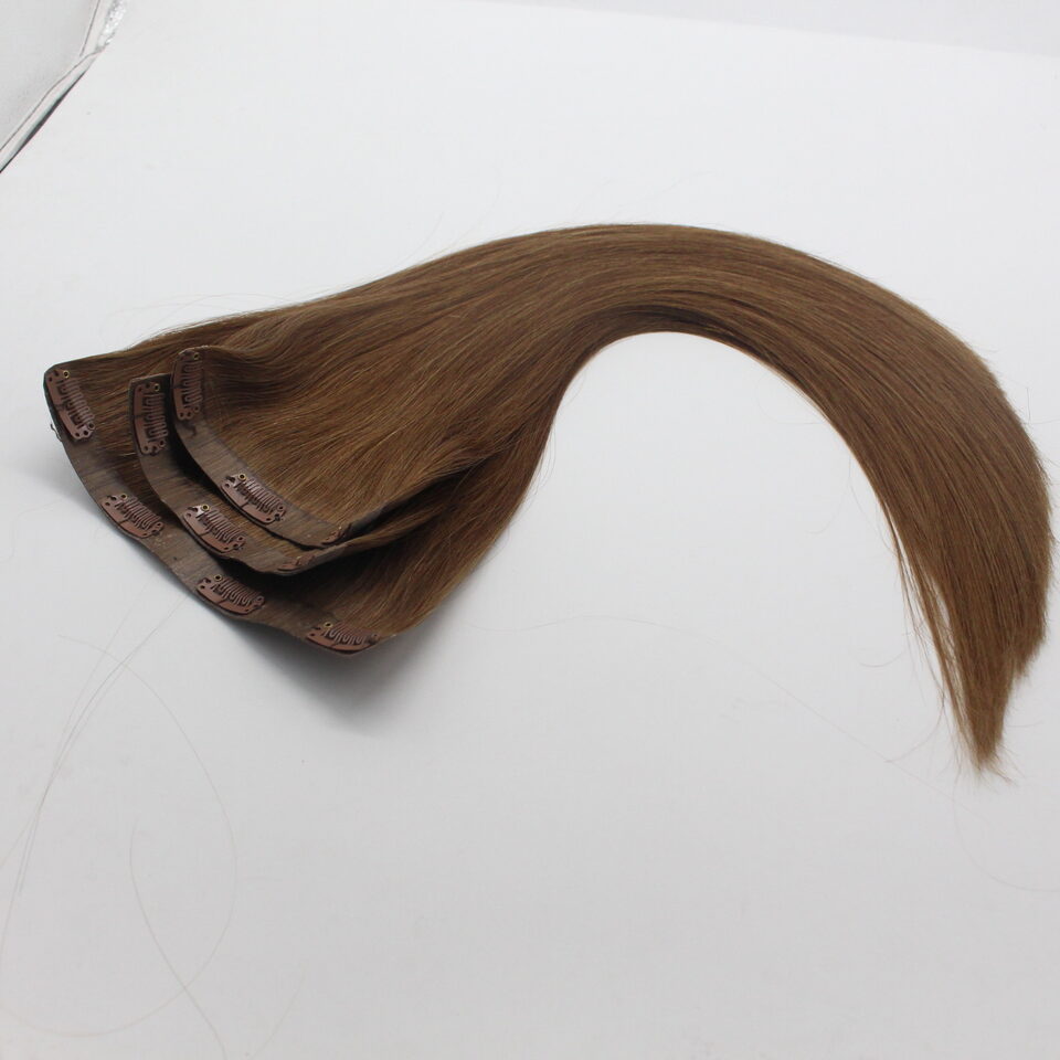 Clip hair clips in human extension