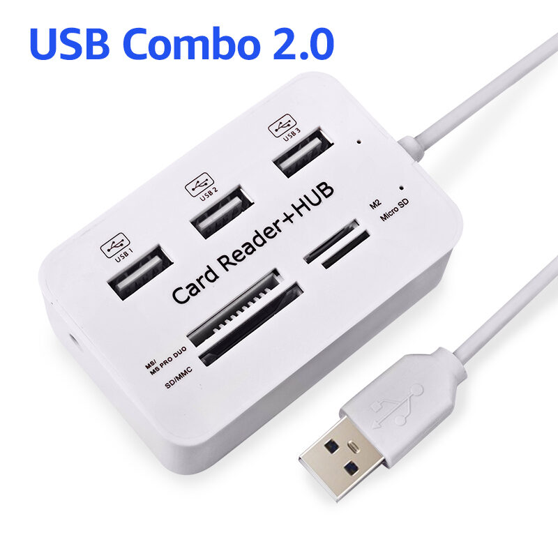 USB 2.0 HUB Multi-Card Reader