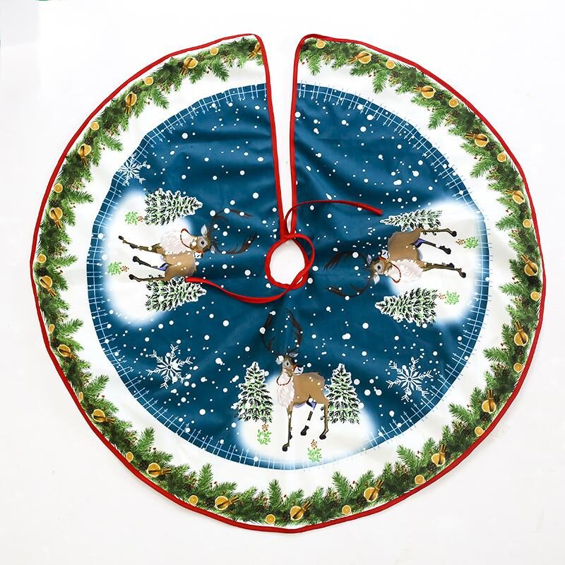 Christmas tree skirt decorations gifts scene matching