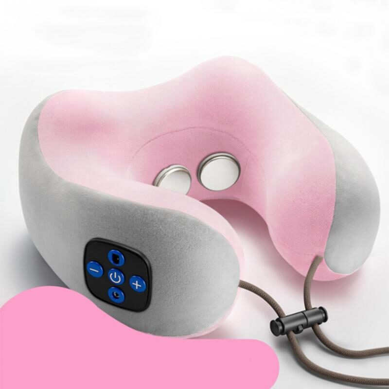 Gold U-type Massage Pillow Multi-function Shoulder Cervical Car