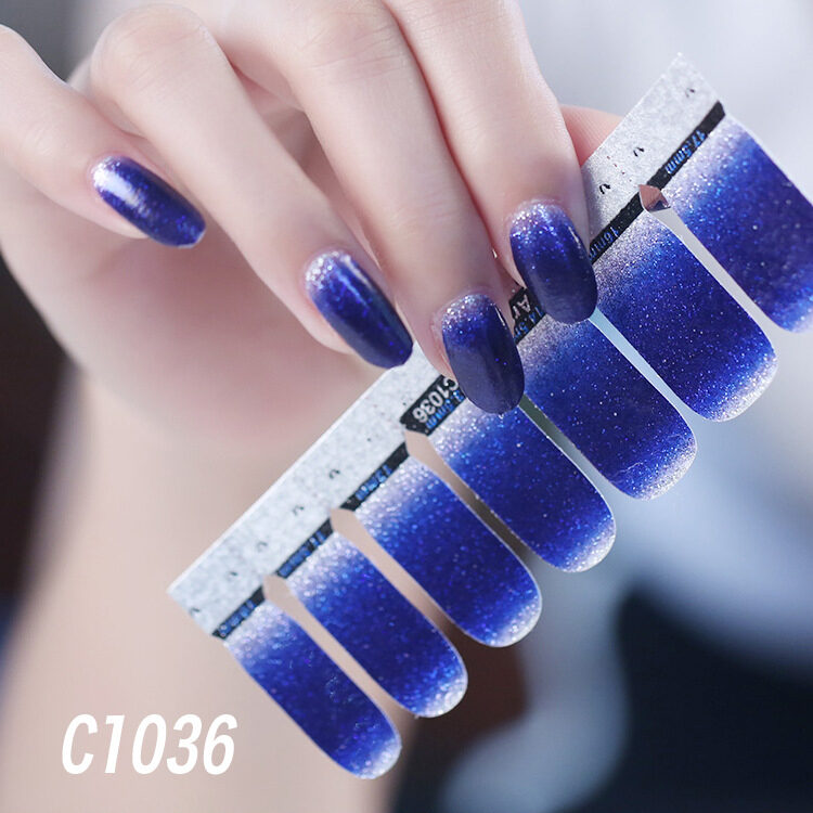 Nail polish sticker