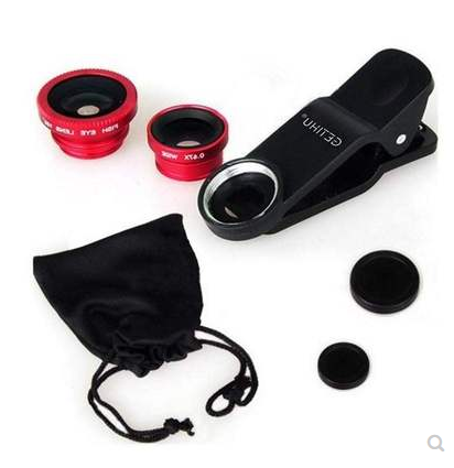 Universal Fisheye Lens 3 in 1 Mobile Phone
