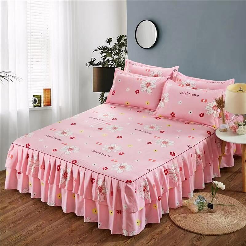 Bilateral bed skirt bedspread Simmons cover