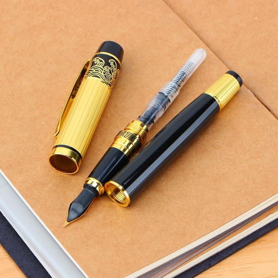 Patterned Orb Pen Metal Fountain