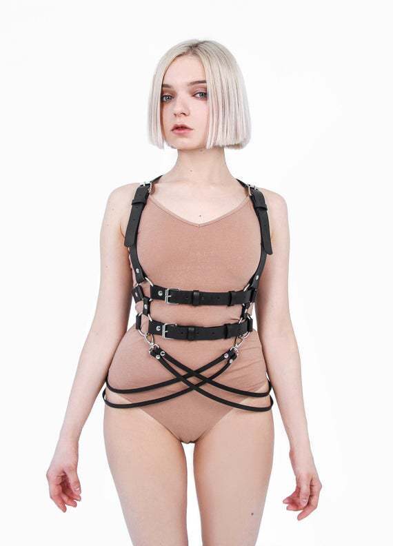 Belt Accessories Adjustable Leather Strap Harness