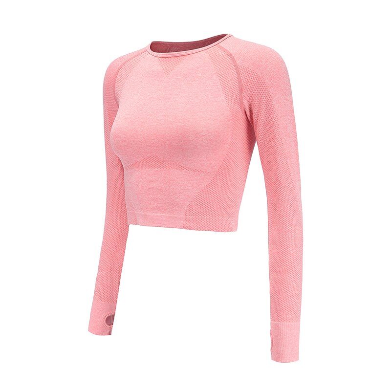 Seamless Yoga Shirts For Women Vital Long Sleeve