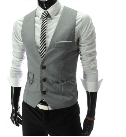 Suit vest male