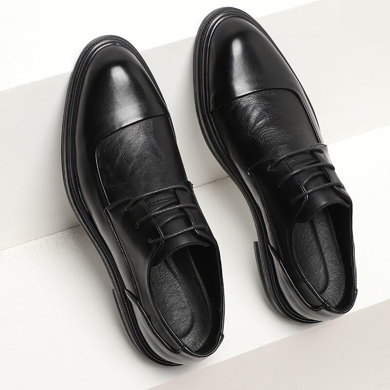 New Men's Shoes Business Dress Pointed British