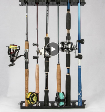 Luya rod fishing display stand
