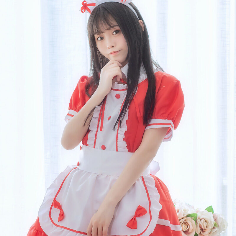 Maid anime costume halloween