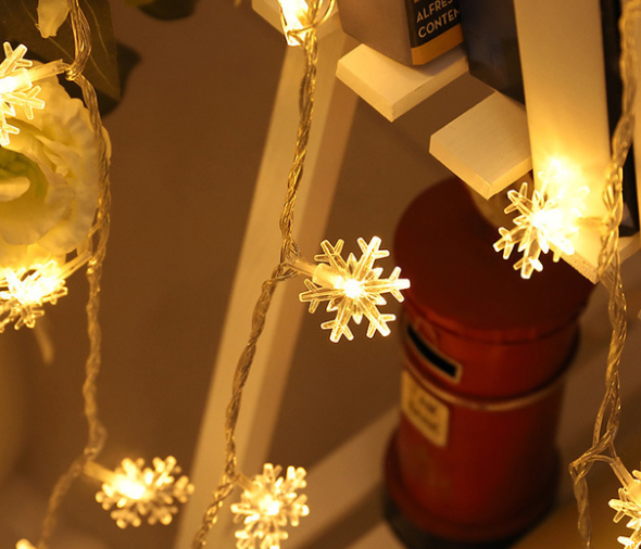 LED small lights flashing with stars decoration