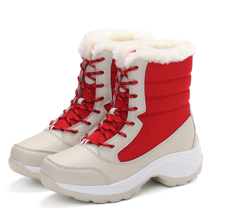 Snow Boots Female High To Help Waterproof Ladies