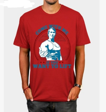 Casual Men's Fashion Fitness T-shirt Summer Shirt