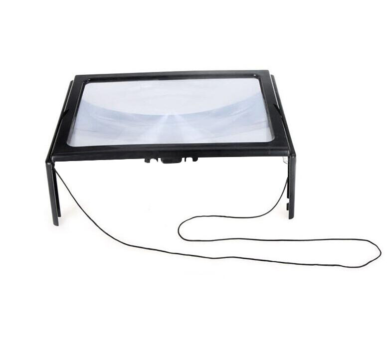 Desktop Magnifying Glass With 4 Led Lights Ultrathin