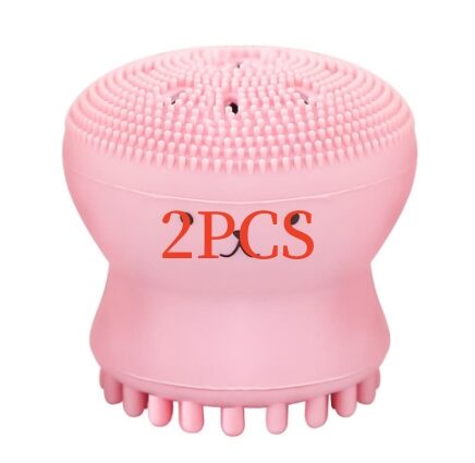 Cartoon octopus silicone wash brush foaming cleansing Manual