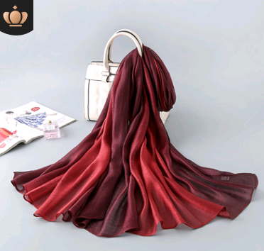 new gradient color scarf women's Europe